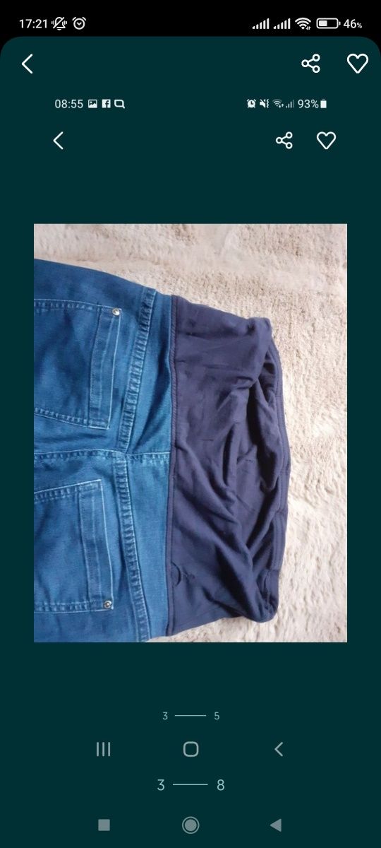 Lot blugi/pantaloni gravide