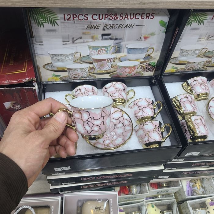 Кружка тарелкаси билан 6тали