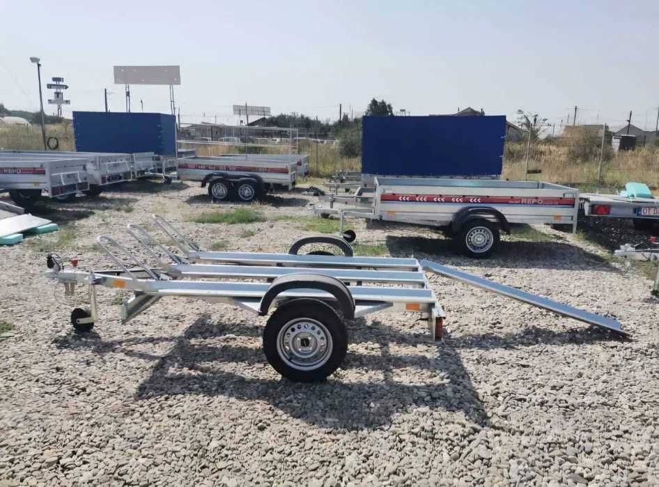 Vand remorca cu 1 axa sau 2 axe 750 kg noua, in Jud Dambovita
