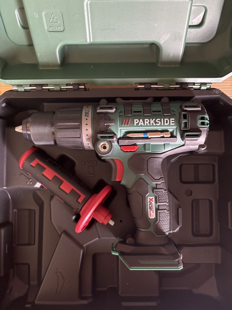 Masina de insurubat cu percutie 3 in 1 Parkside PSBSA 20-Li