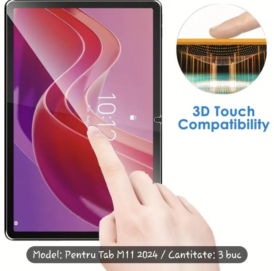 Set 3 folii sticlă Lenovo Tab M11