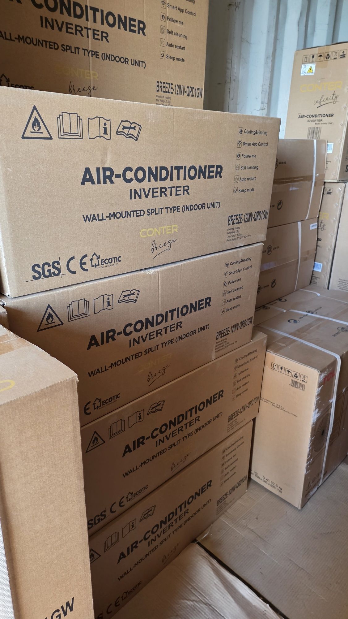 Инверторен климатик CONTER Breeze by Midea 12000 btu WiFi