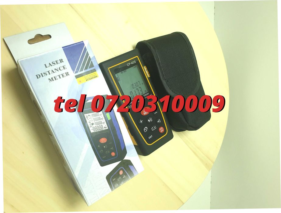 Ruleta  Telemetru Laser Verde 40m