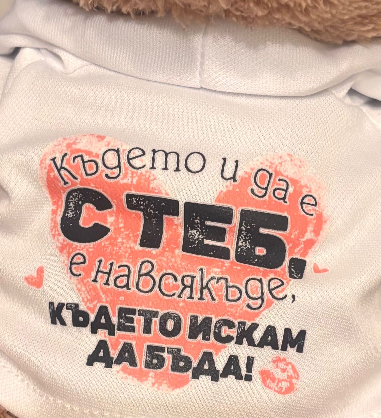 Плюшено мече - Навсякъде с теб