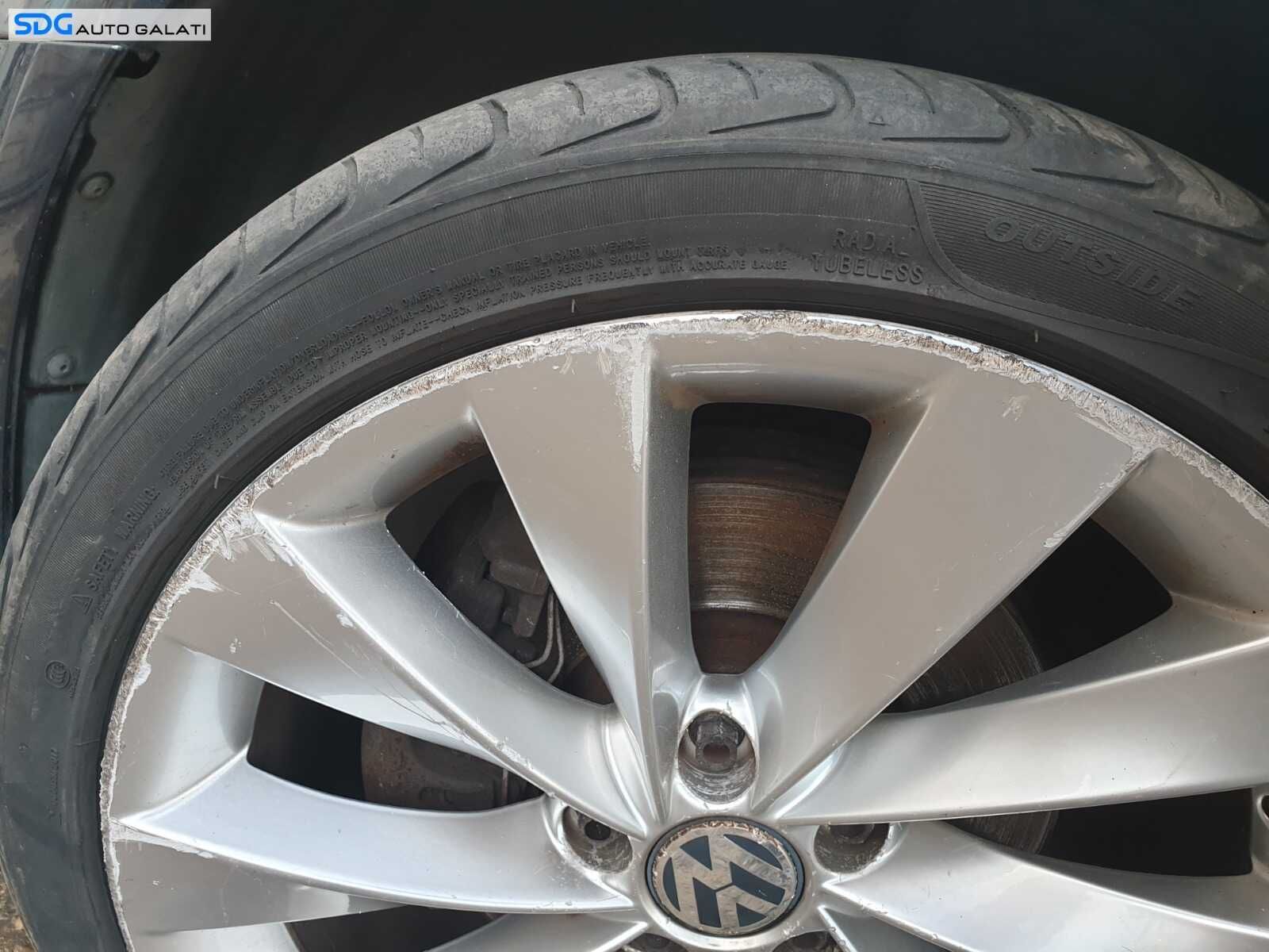 Set 4 Jante Roti Aliaj INTERLAGOS 235 40 18 R18 5x112 Volkswagen CC 2012 - 2017 Cod 3C8601025D [C3822]