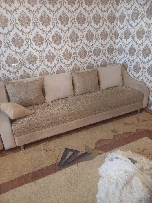 Диван раскладной и два раскладных кресла