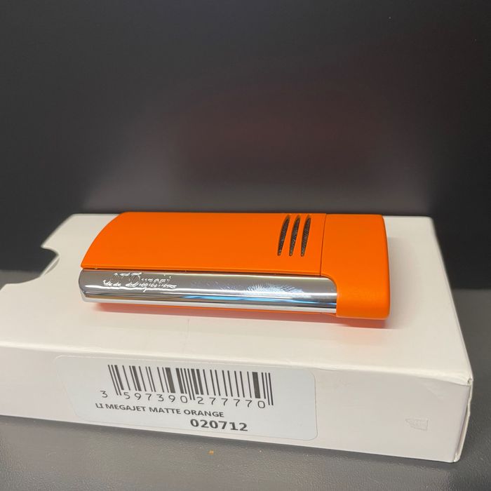 Оригинална запалка за пури ST Dupont Megajet Orange matte 020809 НОВА