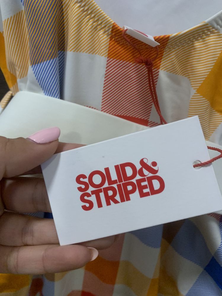 SOLID & STRIPED цял бански костюм в S размер