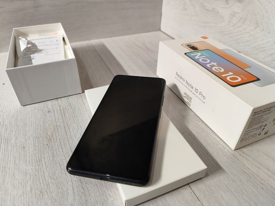 Xiaomi Redmi Note 10 Pro 5G в Пълен комплект!