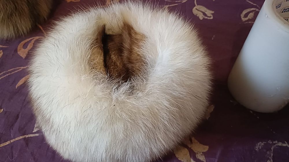 Căciulă de blana de vulpe