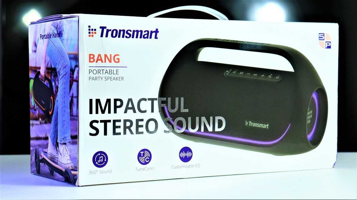 Boxa Portabila Tronsmart Bang Outdoor Party Speaker, Bluetooth, 60W