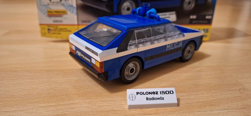 Cobi Polonez 1500 masina politie/macheta