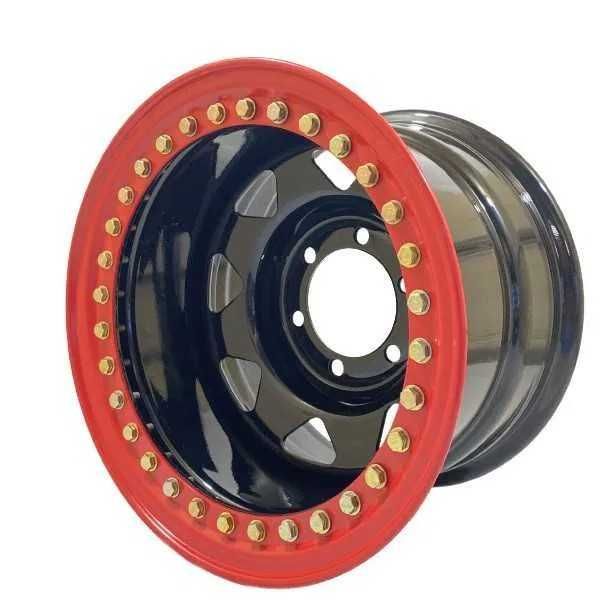 Jante din tabla cu BEADLOCK 15x10J 5x114,3 ET -44 CB 71,6 pentru Jeep