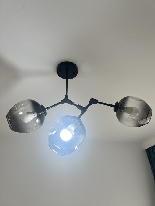 Lustra abajur asimetric