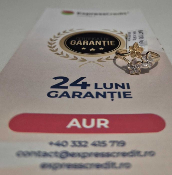 Inel de aur (AG32 B27467.1) 2 ANI GARANTIE!
