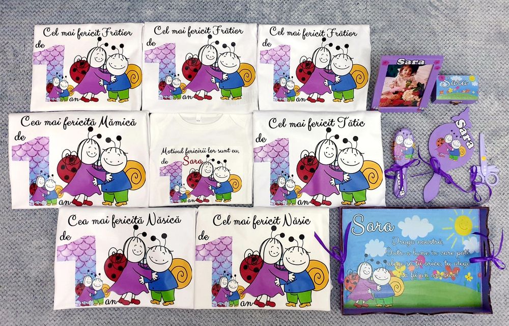 Seturi pentru moț, tricouri personalizate