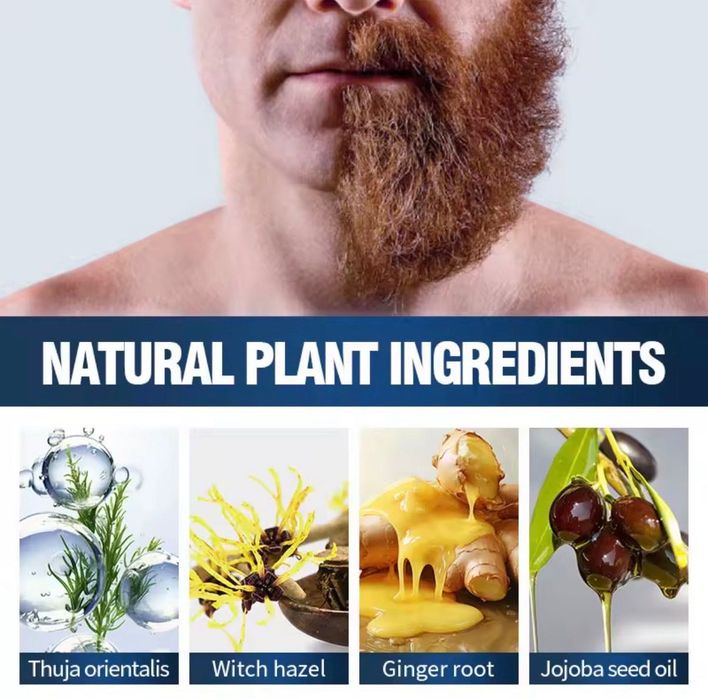 Олио/масло за растеж на брада+Ролер /BEARD GR