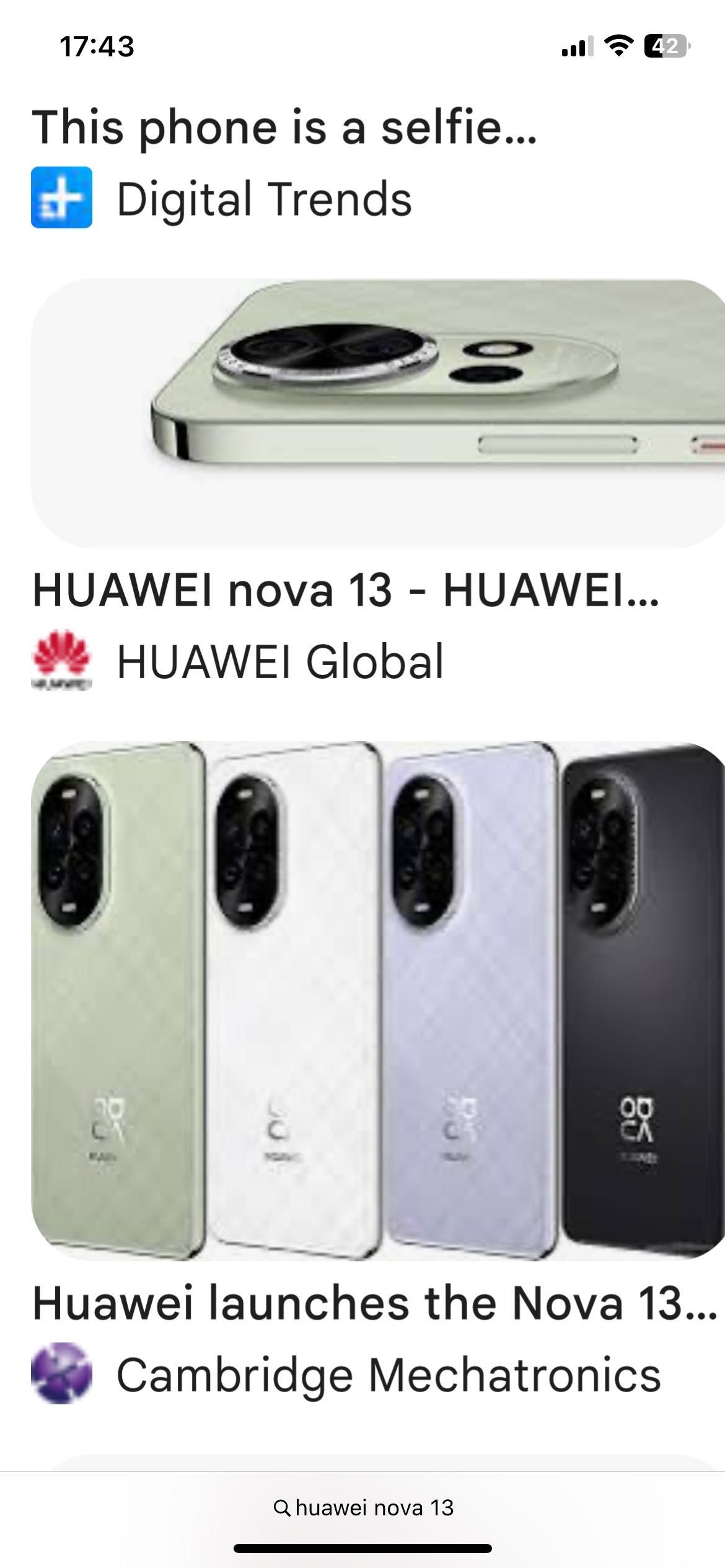 Huawei Nova 13 White