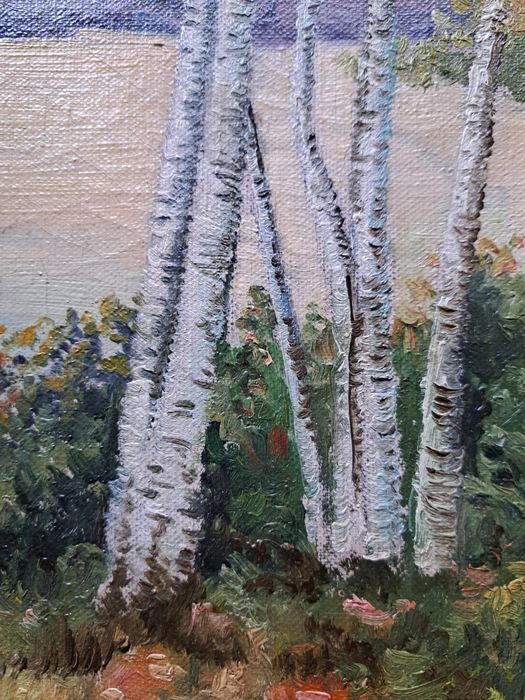 Pictură "Peisaj",İon Doboșariu (n.1889 - d.1979).