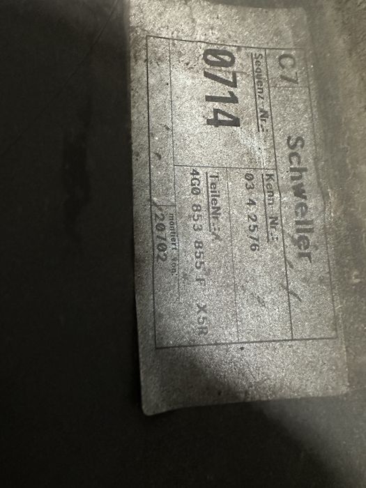 Ornamente prag sline audi a6 c7 4g 2011-2017