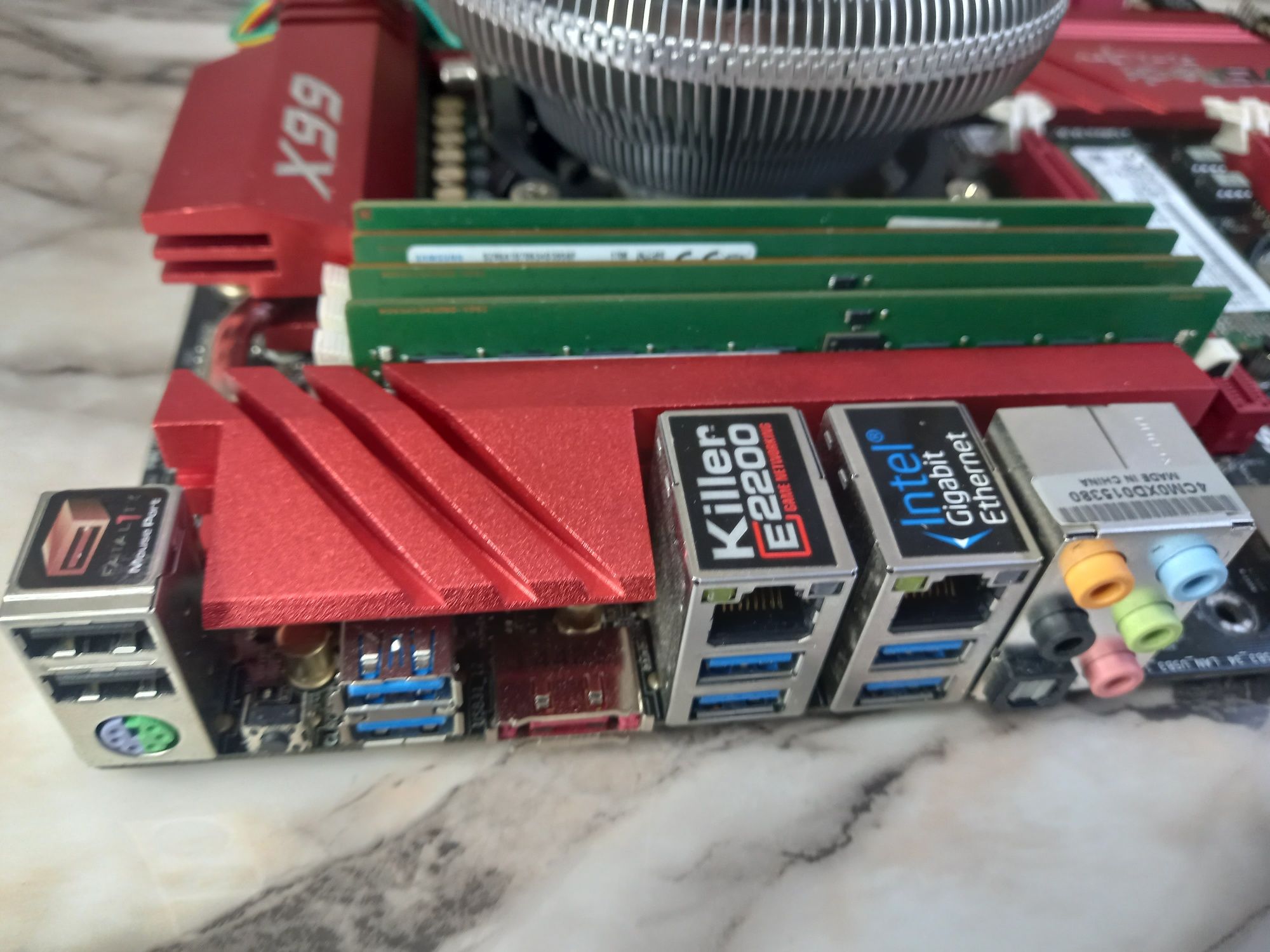 Дънна платка ASRock X99X KILLER lga2011 +Intel Xeon E5-2660v3+40gb+SSD