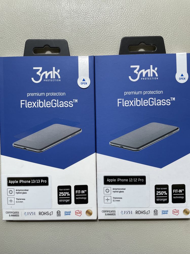 Удароустойчив Протектор 3MK FlexiGlass,iPhone 12/12Pro /13/13 Pro