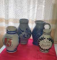 Vase de ceramică si halbe de sticlă pentru uz casnic sau de decor