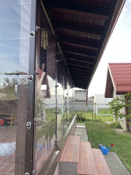 Inchidere terasa cu folie transparenta
