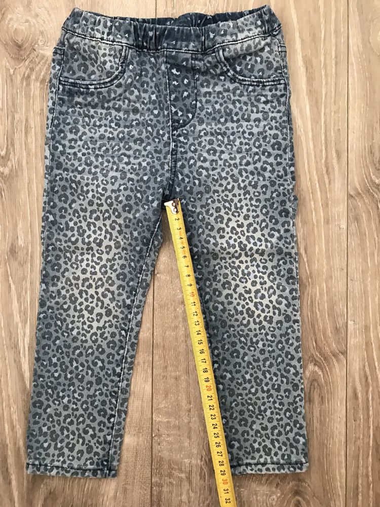 Pantaloni de jeans H&M animalprint nr.92
