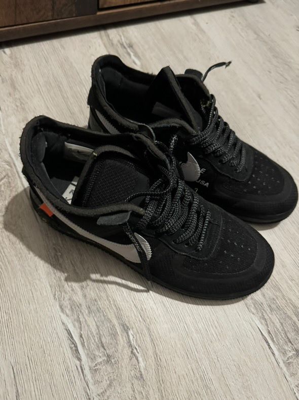 Nike off white air force black