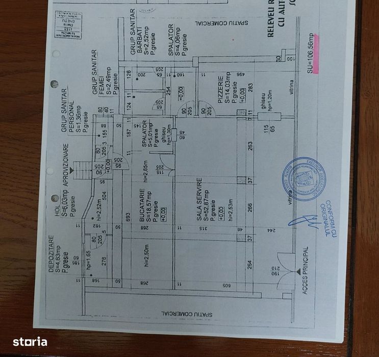 Spațiu comercial ultracentral/piață