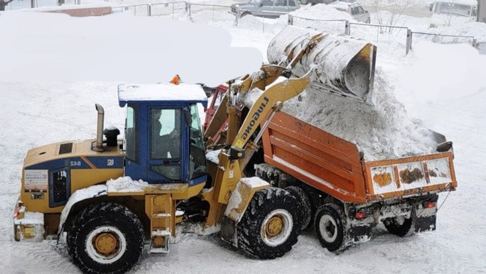Погрузга и вывоз снега