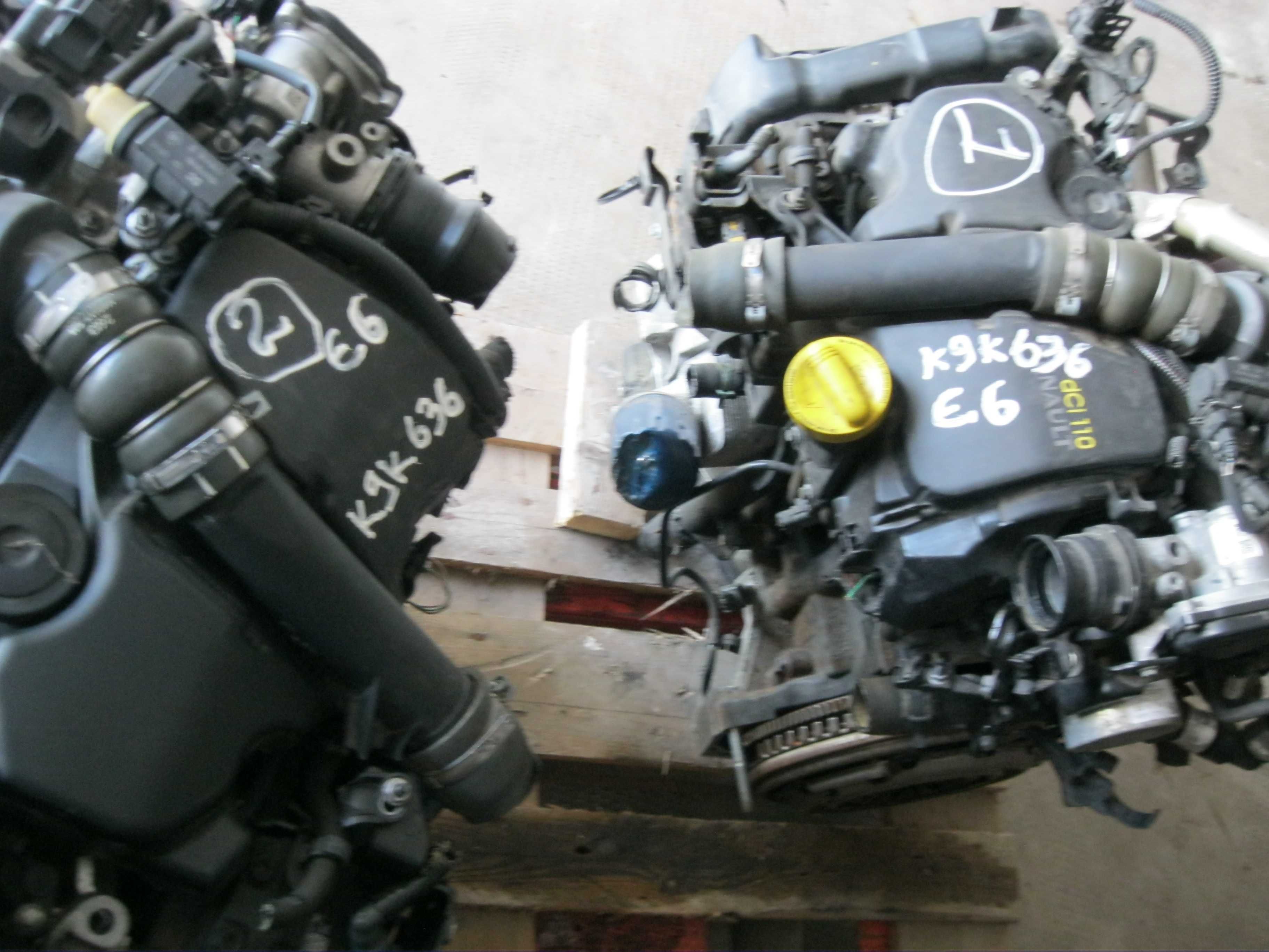 Motor 1,5DCI*K9K636*CuAnexeQASHQAI*110CpInjCONTINENTAL102000kmEu5Frant