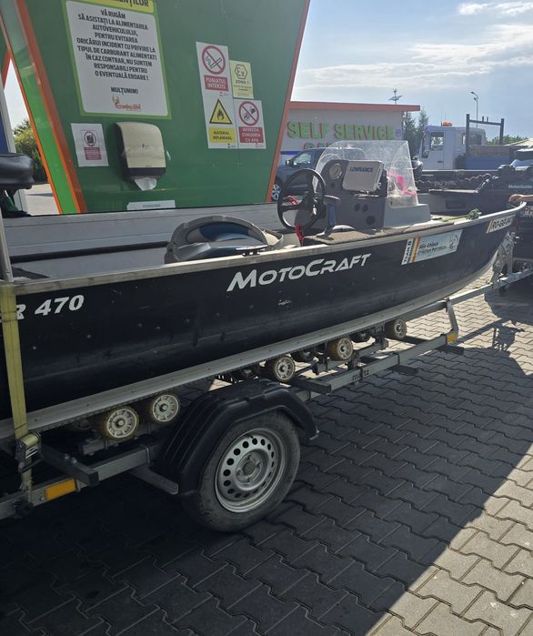 Barca de aluminiu Motocraft 470