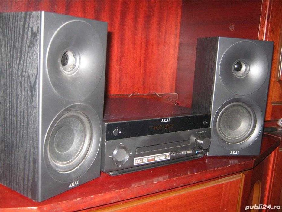 Sistem AKAI Radio CD USB Bluetooth Stereo Boxe Telecomanda,NOU MP 3