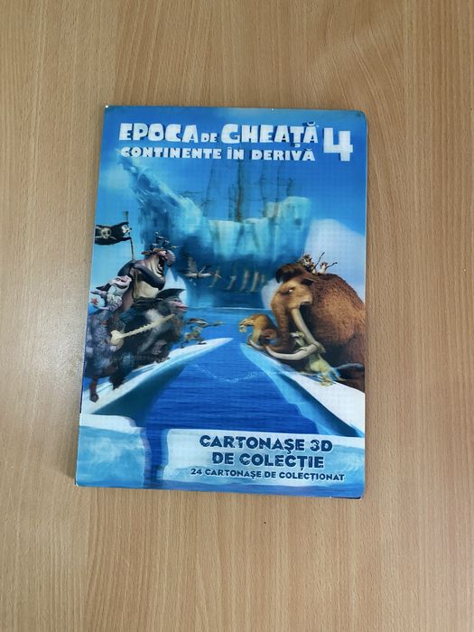 Album colecție ,,Epoca de Gheață 4: Continente în derivâ”+cartonașe 3D