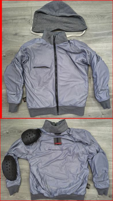 Hanorac moto cu Kevlar și protecții, Booster, L