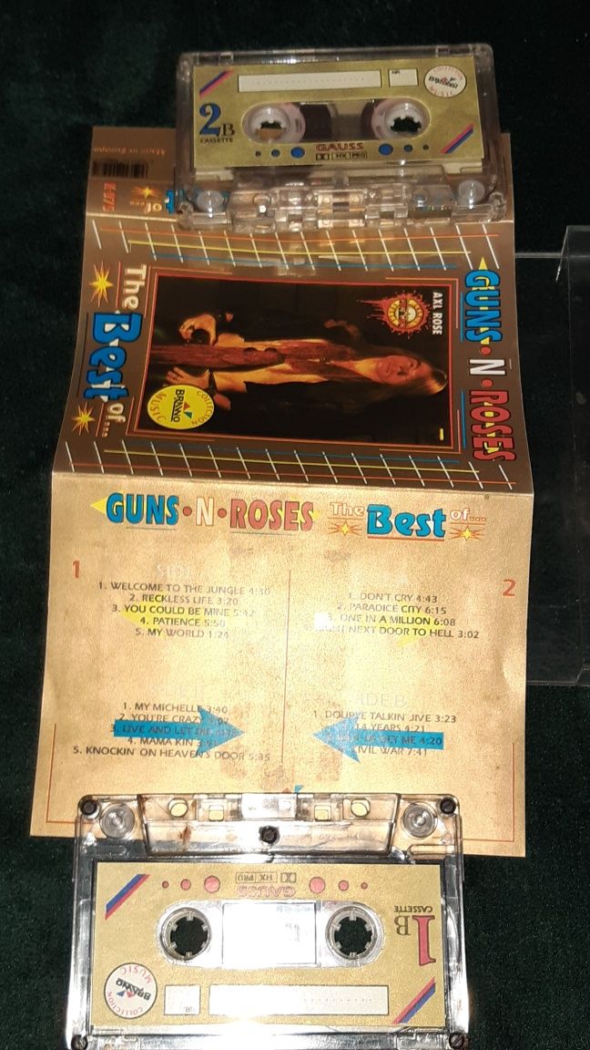 Casete audio Guns"N"Roses / Neil Diamond /Youssou N'Dour