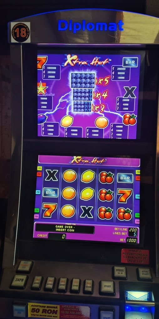 Aparat Slot Machine / Păcănele Diplomat HOTSPOT PLATINUM - 10 Jocuri,