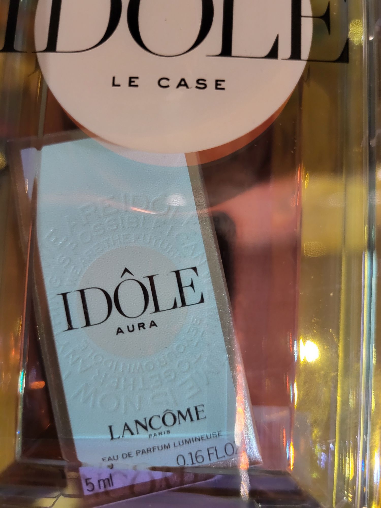 IDOLE case LANCÔME кейс за парфюм плюс парфюм 5 мл LANCÔME AURA