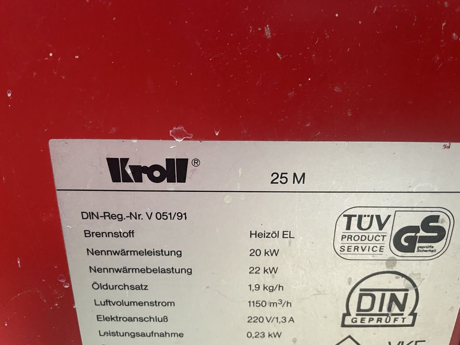 Tun caldura Generator aer cald