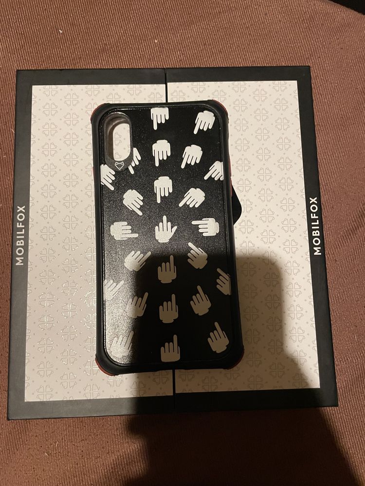 Husa pentru iphone xs mobilfox pro-shock f-uck model