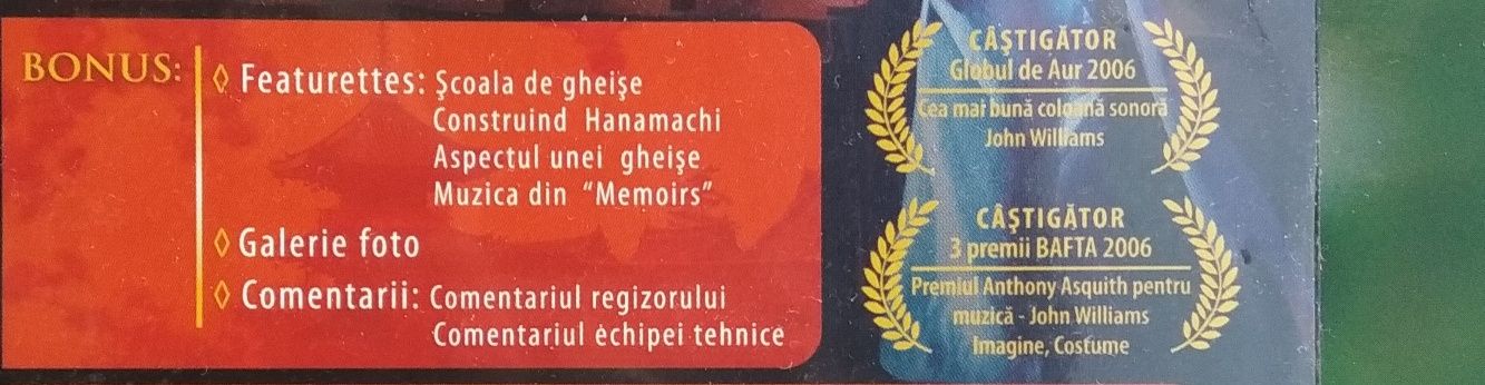 Dvd de OSCAR. Memoriile unei gheișe [2006]