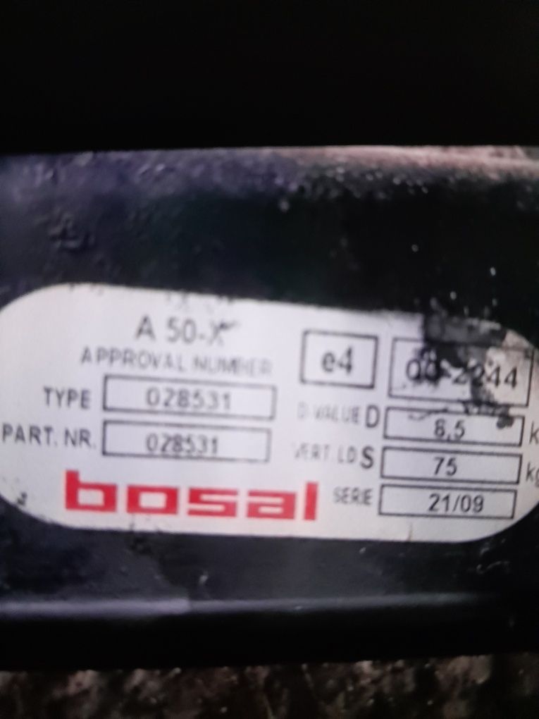 Cârlig remorcare Opel marca Bosal