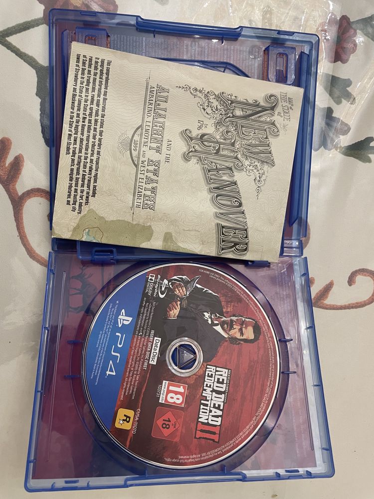 Ps4 игры диск red dead