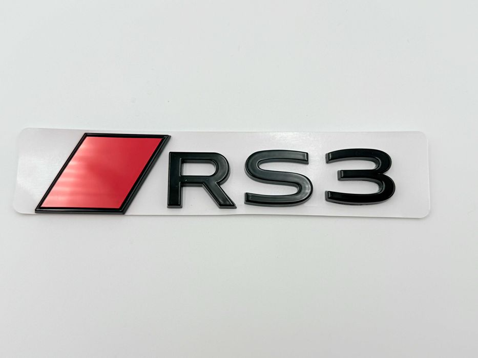 Emblema AUDI RS3 spate negru NOU