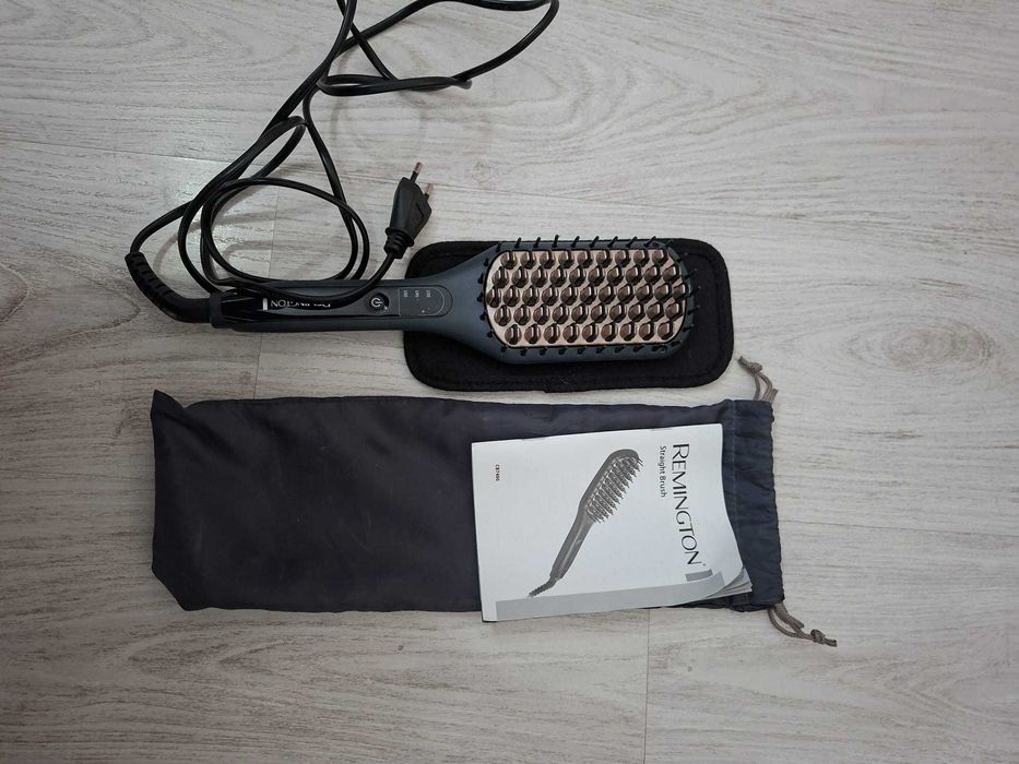 Perie electrică de îndreptat părul Remington 2 în 1, ceramică