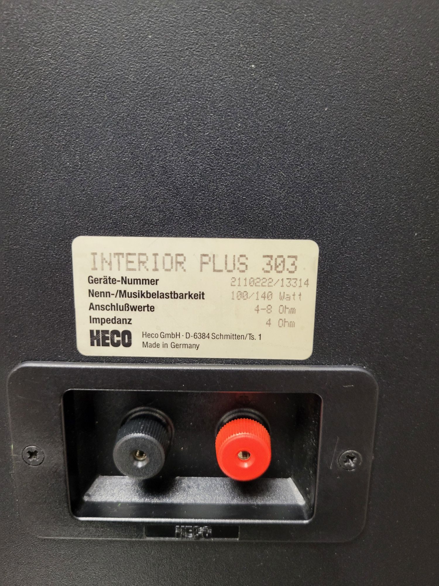Boxe Compresie HECO INTERIOR PLUS 303