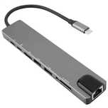 USB hub концентратор 8в1 разъем подключения Type C