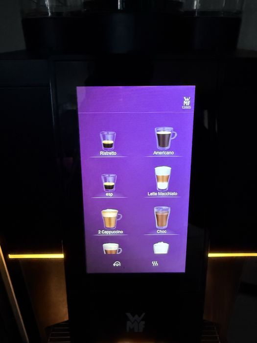 WMF 1300S aparat cafea dublu macinator,1 instant si lapte proaspat